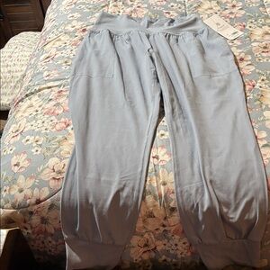 Athleta Light Blue Women’s Relaxed Track Joggers